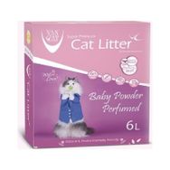 Vancat Bebek Pudrası Kokulu Bentonit 6 lt Kedi Kumu