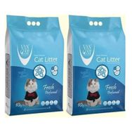 Vancat Fresh Kokulu Ince Taneli 2x10 kg Kedi Kumu