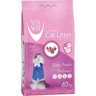 Vancat Pudra Kokulu İnce Taneli Bentonit 10 kg Kedi Kumu