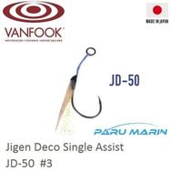 Vanfook JD-50 Jigen Tekli 3 Adet 3 Assist İğne