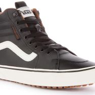 Vans Filmore Hi Vansguard Deri Siyah Marshmallow Erkek Spor Ayakkabı