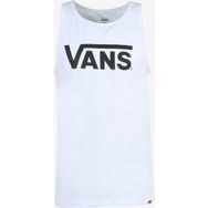 Vans VN00055VWHT1 Classıc Vans Tank-b Yuvarlak Yaka Düz Beyaz Erkek T-Shirt