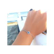 VAOOV 925 Ayar Gümüş Rodyumlu Nazar Bileklik