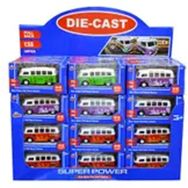 Vardem KSF-VR1536 Die Cast Kutulu Çek Bırak 1:55 Metal Otobüs