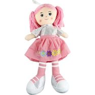 Vardem Oyuncak 37CM Bez Bebek Oyuncak - Açık Pembe
