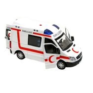 Vardem Oyuncak Metal Sesli Ambulans Minibüsü