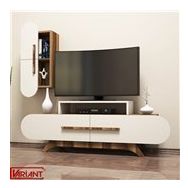 Variant Rose Metalikinci Duvar Raflı Ceviz Tv Ünitesi
