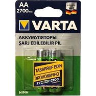 Varta 2700 Mah 1.2 V AA Şarjlı 2'li Blister Kalem Pil