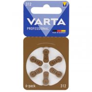Varta 312 Numara 6'lı Kulaklık İşitme Cihazı Pili