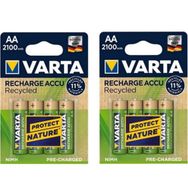 Varta 56616 2100 Mah 1.2V AA 8'li Şarjlı Pil