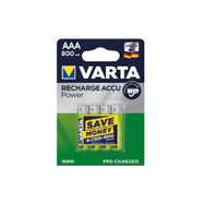 Varta 56703 800mAh AAA Şarj Edilebilir 4'lü İnce Kalem Pil