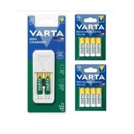 Varta 57656 AAA 2x800 mAh Mini Charger Şarj Cihazı + 8x2100 mAh AA Şarjlı Pil