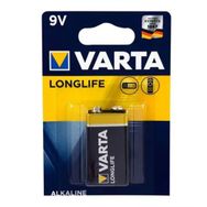 Varta 9 Volt Longlife Power Alkalin Pil