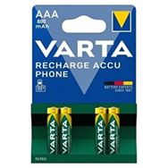 Varta AAA İnce 800MAH NI-MH 4 Adet Varta Şarjlı Pil