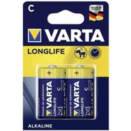 Varta C 2'li Longlife Alkalin Orta Pil