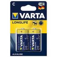 Varta Longlıfe 2'li Power Alkalin C Orta Boy Pil