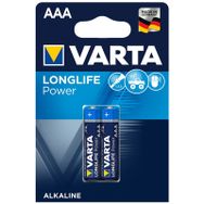 Varta Longlife Power Alkalin AAA İnce 2 Kalem Pil