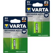 Varta Ready 2 Use 9 V 200 Mah 2 Adet Şarj Edilebilir Pil