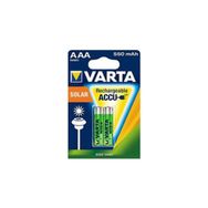 Varta Solar Şarjlı AAA 550 mAh İnce Kalem Pil