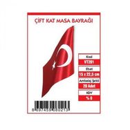 Vatan VT201 Çiftli Masa Türk Bayrağı