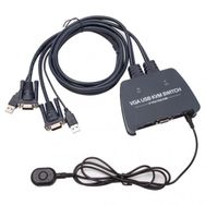 Vcom DD211-2K 2 Port Vga 1080P 60 Hz Plastik Kasa Kvm Switch