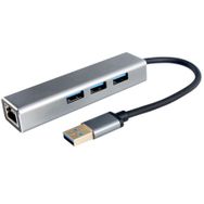 Vcom DH312A HDMI 3.0 To USB 3.0-3 RJ45 Çoklayıcı
