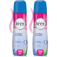 Veet Hassas Ciltler 2x150 ml Tüy Dökücü Krem Sprey