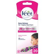 Veet Yüz Bölgesi 20'li Normal Ciltler İçin Ağda Bandı