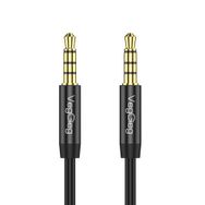 Veggieg 1 mt 3.5 mm Jack TRRS Hi-Fi AUX Mikrofon ve Ses Kablosu