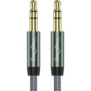 Veggieg 2 mt 3.5 mm Jack TRS Hi-Fi Örgülü AUX Ses Kablosu