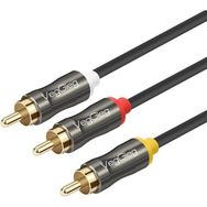 Veggieg 2 mt 3 RCA to 3 RCA Ses ve Görüntü Kablosu