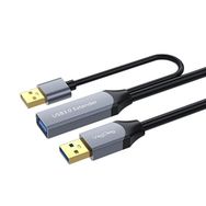 Veggieg 25 mt Sinyal Güçlendirici Extender Destekli USB-A USB 3.0 Uzatıcı Kablo