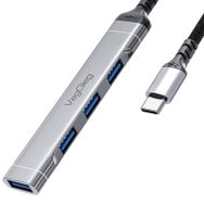 Veggieg 3.0 USB Type-C to 4 Port 2.0 3xUSB ve 3.0 USB Çoklayıcı Hub
