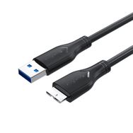 Veggieg 50 cm Micro B HDD Şarj ve Data 3.0 USB Kablo