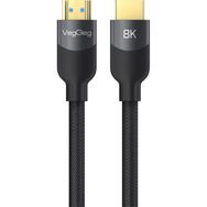 Veggieg Premium 8K 60 Hz 4K 120 Hz HDCP ARC HDR Örgülü 2.1 1.5 mt HDMI Kablo