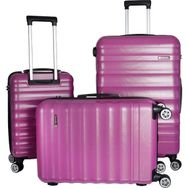 Vegmann Delphin Seri Violet 3'lü Valiz Seti