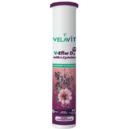 Velavit V-Effer D3 with L-Cysteine 20 Efervesan Tablet