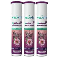Velavit V-Effer D3 with L-Cysteine Kara Mürver Aromalı 3x20 Efervesan Tablet