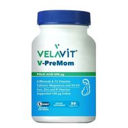 Velavit V-PreMom Folic Acid 600 mcg 30 Tablet