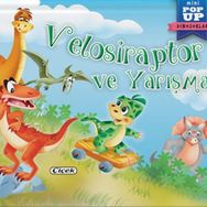Velosiraptor ve Yarışma Mini Pop Up Dinozorlar Kolektif Çiçek Yayıncılık