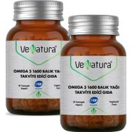 Venatura Omega-3 1600 Balık Yağı 2x30 Kapsül