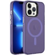 Vendas iPhone 13 Pro Cro Serisi Buzlu Transparan Magsafe Şarj Özellikli Sert Cep Telefonu Kılıfı