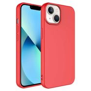 Vendas iPhone 14 Plus W-Lansman Serisi İçi Kadife İpek Dokulu Lansman 5D Cam Ekran Koruyucu Cep Telefonu Kılıfı