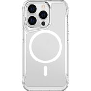 Vendas iPhone 14 Pro Door Serisi Magsafe Destekli Darbe Direçli Elektroplated Şeffaf Cep Telefonu Kılıfı