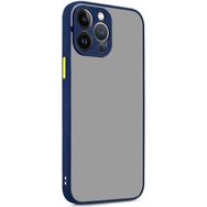 Vendas iPhone 14 Pro Max Uyumlu Mara Serisi Arkası Mat Renkli Hux Silikon Kılıf