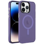 Vendas iPhone 14 Pro Uyumlu Cro Serisi Buzlu Transparan Magsafe Şarj Özellikli Sert Kılıf
