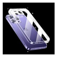 Vendas iPhone 14 Pro Uyumlu Vasif Serisi Glitter Elektroplated Şeffaf Sert PC Kılıf
