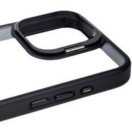 Vendas iPhone 15 Pro Klon Serisi Kamera Lens Korumalı Standlı Sert PC Cep Telefonu Kılıfı