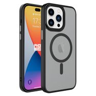 Vendas iPhone 15 Pro Max Flet Serisi Mat Arka Yüzey Wireless Şarj Destekli Magsafe Cep Telefonu Kılıfı