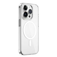 Vendas iPhone 15 Pro Max Sararma Yapmayan Magsafe Şarj Özellikli Şeffaf Cep Telefonu Kılıfı